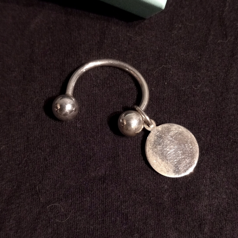Tiffany & Co. vintage sterling silver keychain